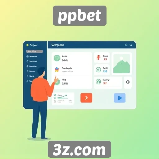 Interface de usuário do ppbet em destaque